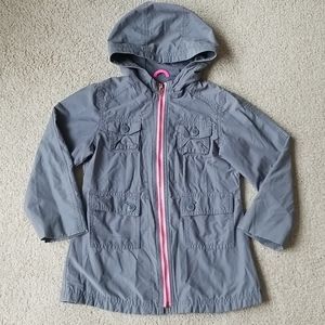 ❤ 4/$20 Old Navy Gray/Pink Lightweight Jacket